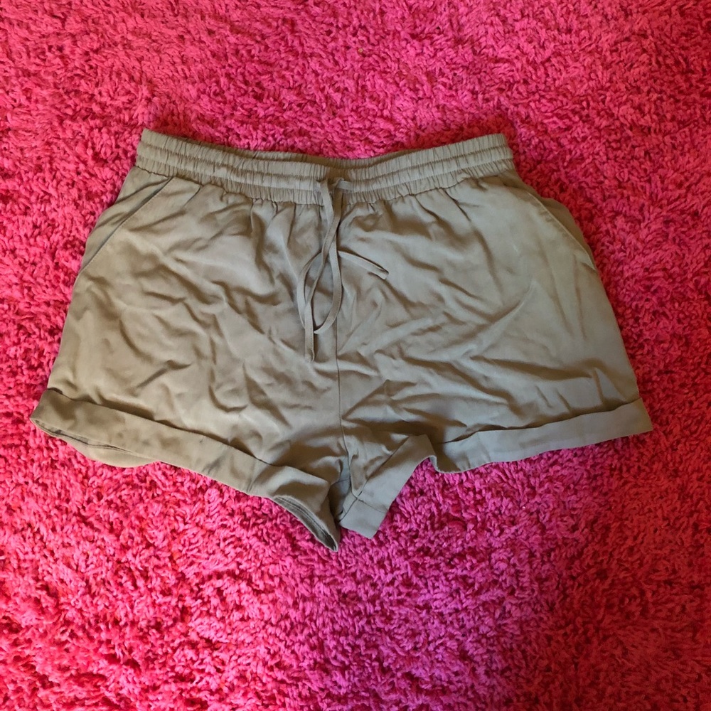 Navy green forever 21 shorts